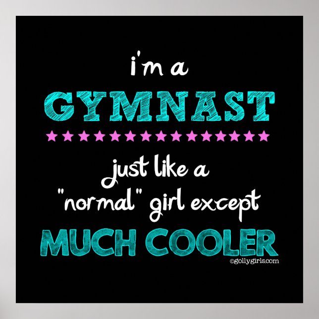 Pôster Golly Girls - I'm a Gymnast (Frente)