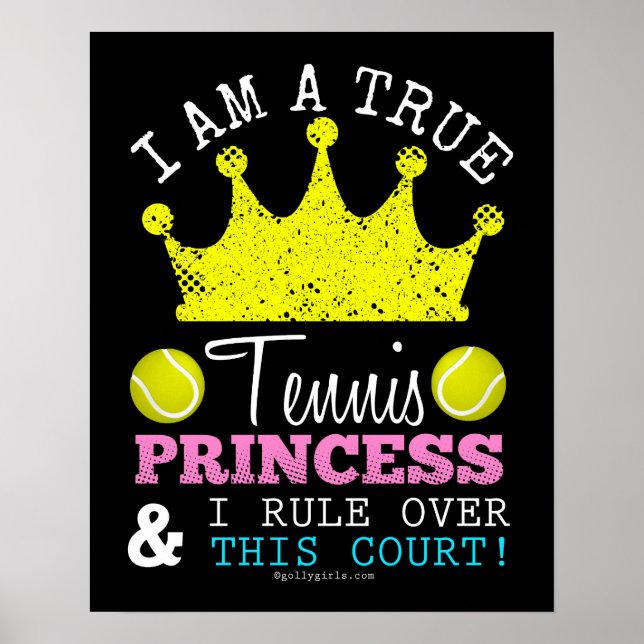 Poster Golly Girls: Tênis Princesa Regra Sobre Este Tribu (Frente)