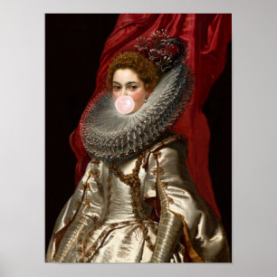 Poster Goma-bolha Diva num punho