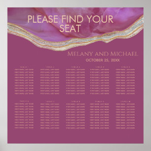 Poster Goma-chic agata elegante romântico