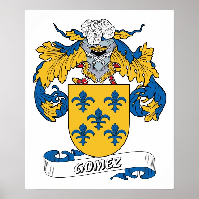 Pôster Gomez Family Crest (Frente)