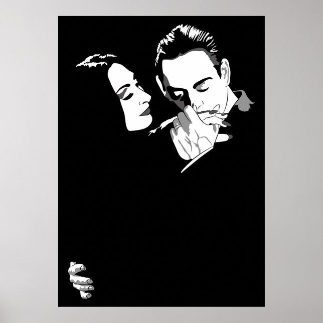 Poster Gomez y Morticia (Frente)