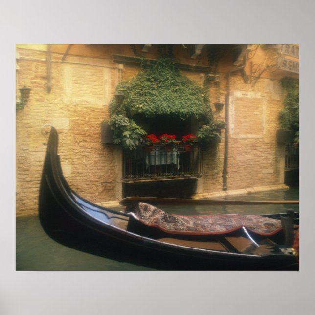 Poster Gondola e Restaurant, Veneza, Veneto, Itália (Frente)