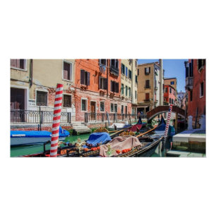 Pôster Gôndola tradicional em Veneza