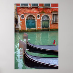 Pôster Gondolas no Grande Canal, Veneza