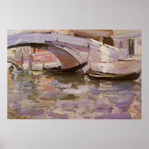 Pôster Gôndolas por John Singer Sargent, Arte Impressioni