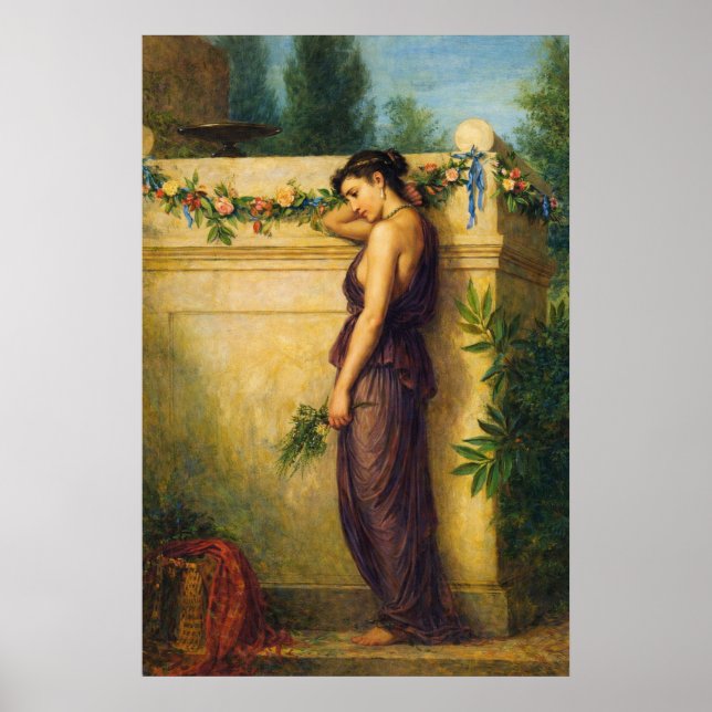Poster Gone, But Not Forgotten by John William Waterhouse (Frente)