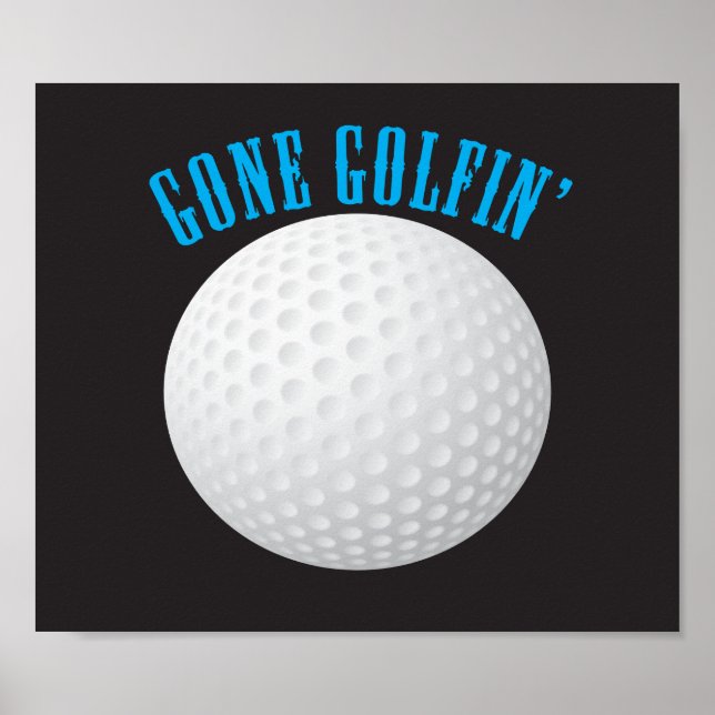 Poster Gone Golfing (Frente)
