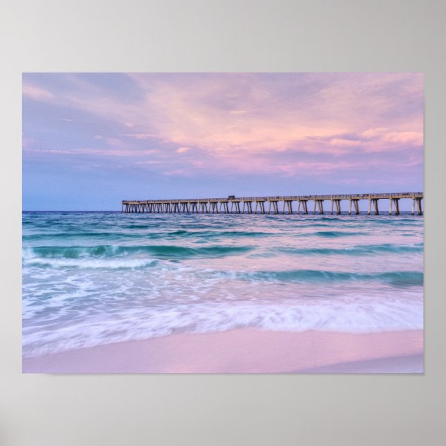 Poster Good Morning Navarre Beach Pier (Frente)