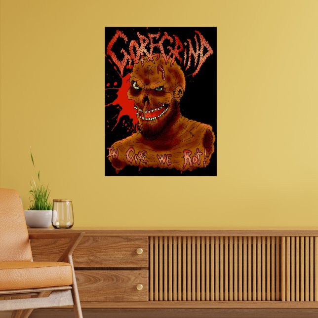 Poster Goregrind | Zazzle Brasil
