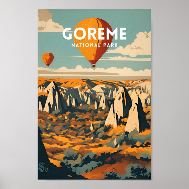Poster Goreme National Park Vintage (Frente)