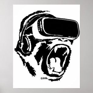 Pôster Gorila de VR
