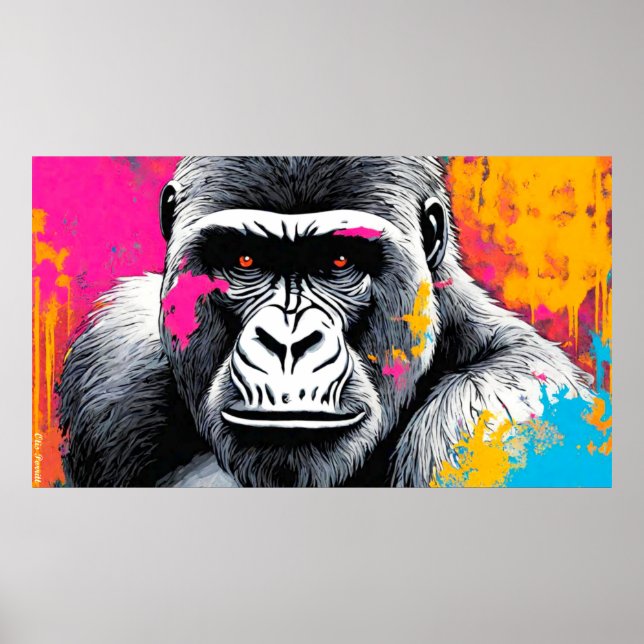 POSTER GORILLA 4 (Frente)