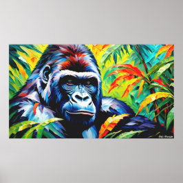 POSTER GORILLA ORIENTAL