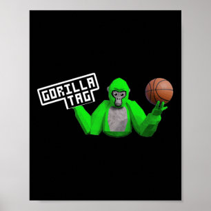 Poster Gorilla Tag Vr Gamer Para Crianças Bysketbyll