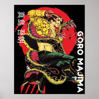 Poster Goro Majima Yakuza