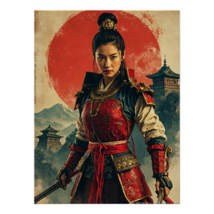 Pôster Goryeo Female Warrior Art - Histórico Coreano