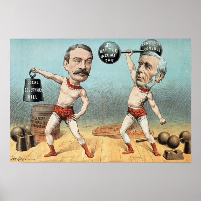 Pôster Goschen e Ritchie, o Peso do Campeão (Frente)