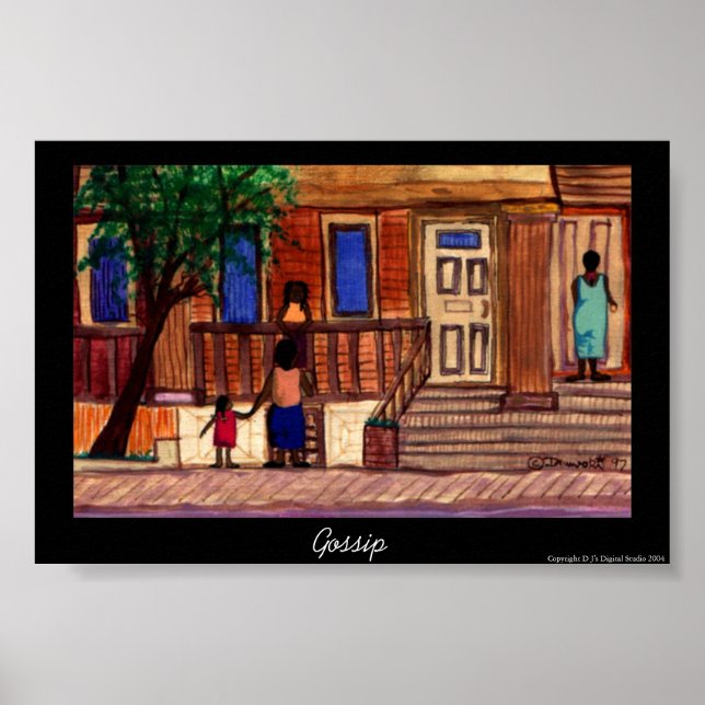 Pôster Gossip (Frente)