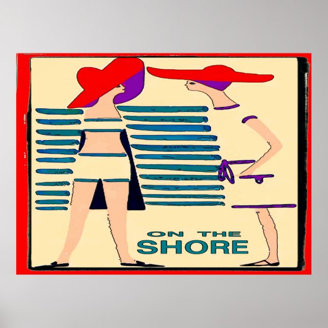 Pôster Gossip no Abstrato de Jersey Shore (Frente)
