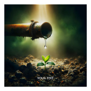 Pôster Gota De Água Fantástica