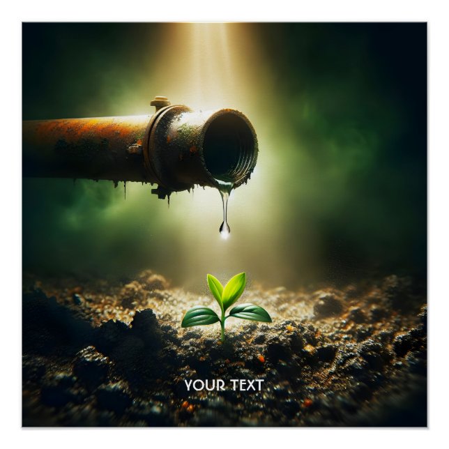 Pôster Gota De Água Fantástica (Frente)