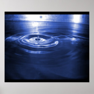 Poster Gotas da água