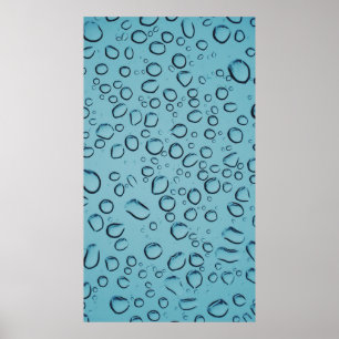 Poster Gotas de água