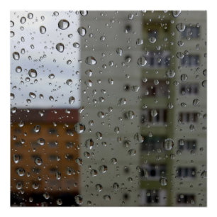Pôster Gotas de chuva