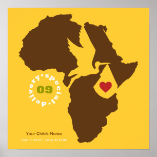 Pôster Gotcha dia - poema comemorativo