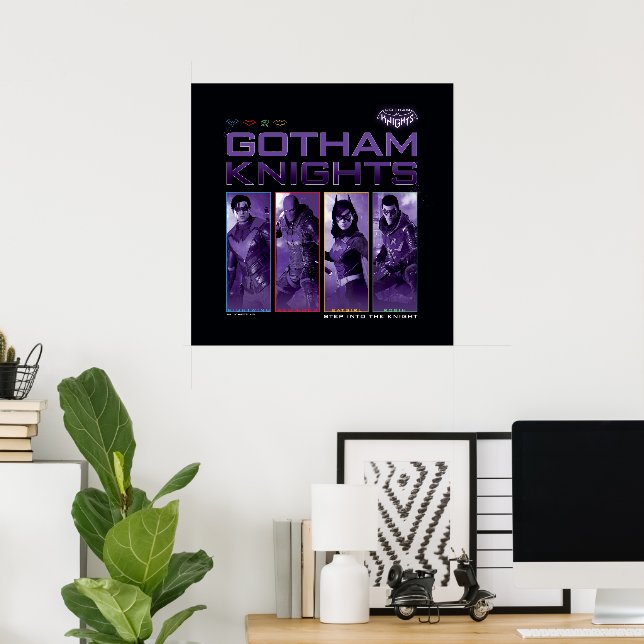 Poster Gotham Knights Hero Panels (Escritório em casa)