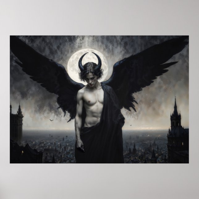 Poster Gothic Portrait of Lord Lucifer (Frente)