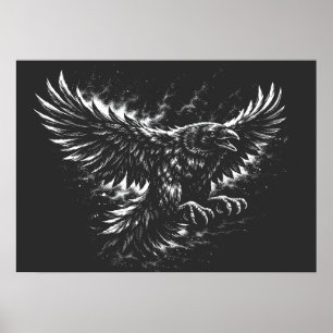 Poster Gothic Raven – por BurnsInHell