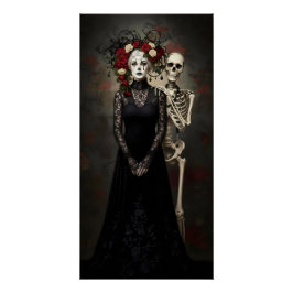 Pôster Gothic Rose Queen – Dark Romantic Art