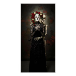 Pôster Gothic Rose Queen – Dark Romantic Art