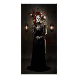 Pôster Gothic Rose Queen – Dark Romantic Art