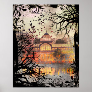 Poster Gothic Solarium Autumn Reflections Art Print