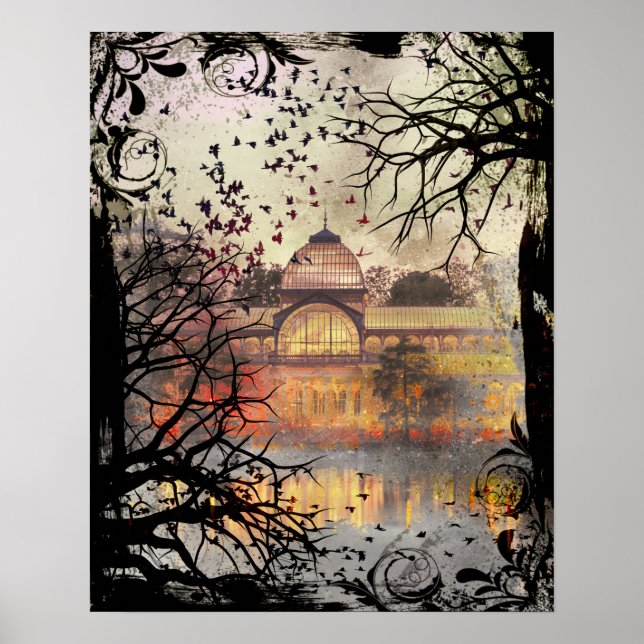 Poster Gothic Solarium Autumn Reflections Art Print (Frente)