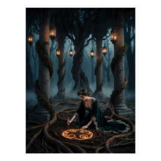 Pôster Gothic Virgo – Ritueel van de Aarde