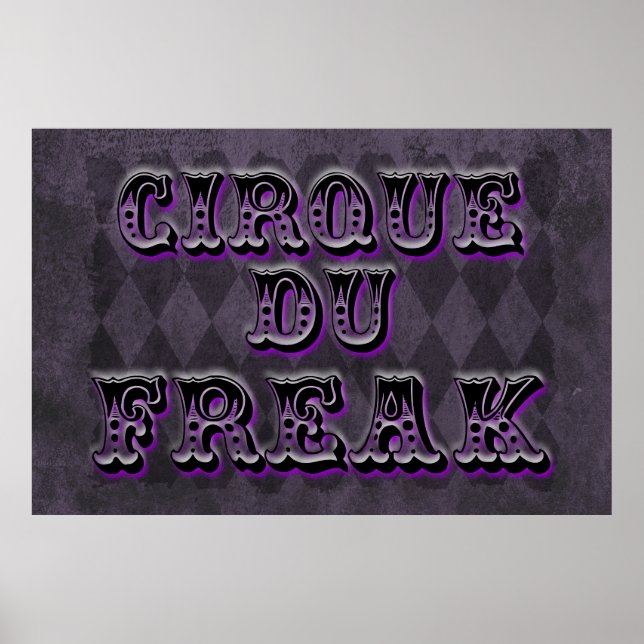 Poster Gótica Cirque Du Freak Cirque (Frente)
