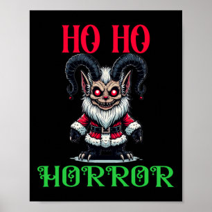 Poster Gótica Escura Víblias Ho Horror Krampus Chr