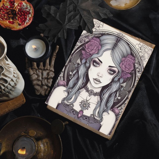 Poster Gótica Reverie Blue Girl (Criador carregado)