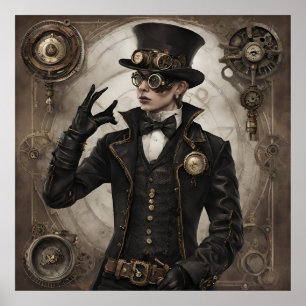 Poster Gótica Steampunk