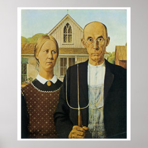 Poster Gótico Americano