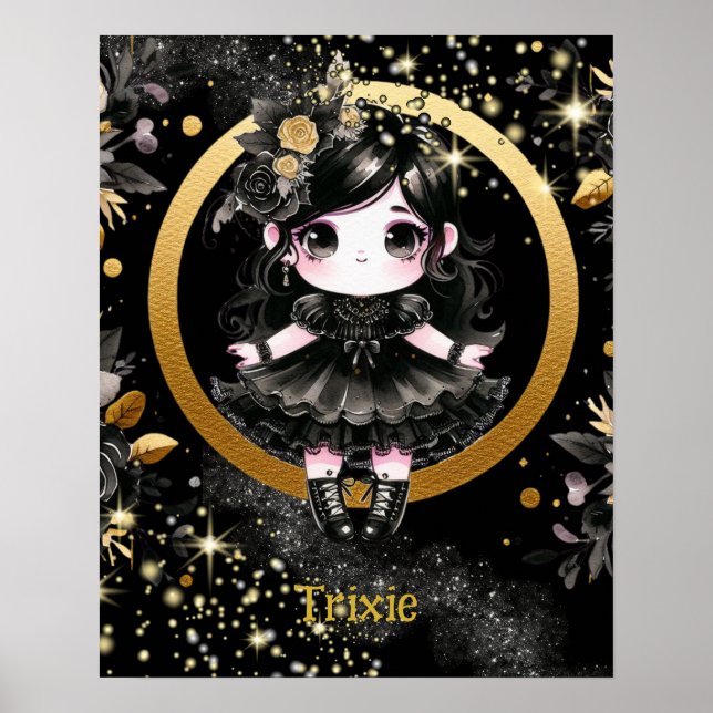 POSTER | Gótico de animas - Kawaii Personalizado (Frente)