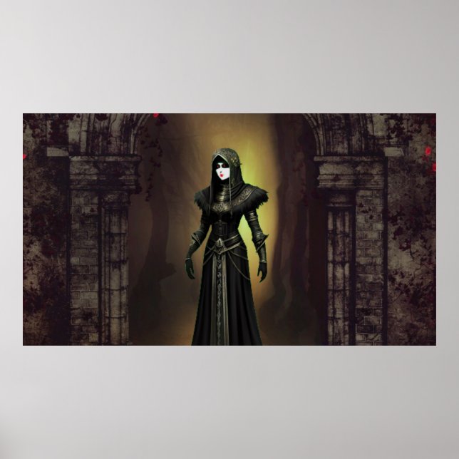 Poster Gótico Espectral (Frente)