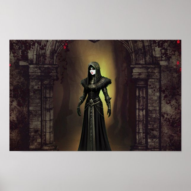 Poster Gótico Espectral (Frente)