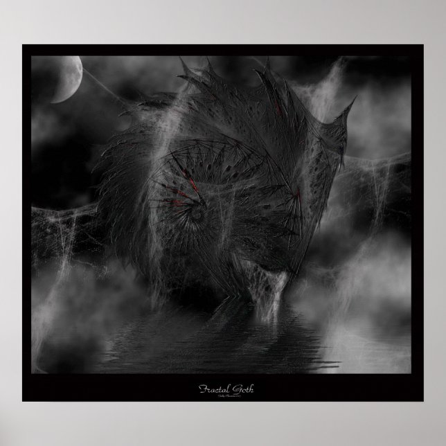 Pôster Gótico Fractal (Frente)