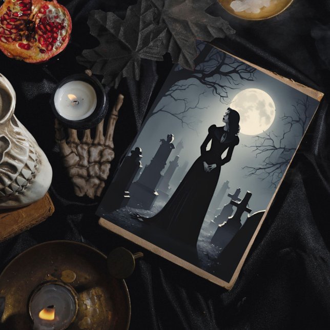 Poster Gótico Reverendo no Silêncio das Pedras (Criador carregado)