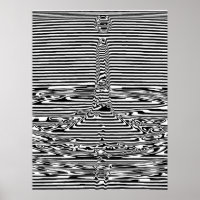 Gotículas de Água Caindo no Oceano OP Arte